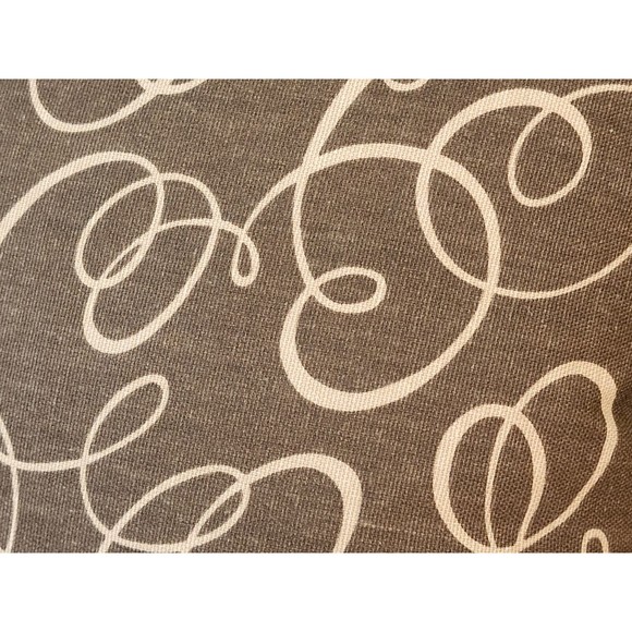 Mill Creek Throw Pillow Covers Brown Geometric Swirls 20x20 Zippered Pair NEW - Picture 4 of 15